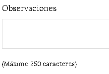 8. Observaciones